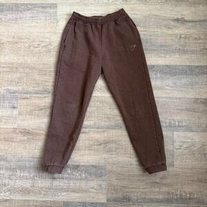Gymshark Rest Day Joggers in Cozy Brown